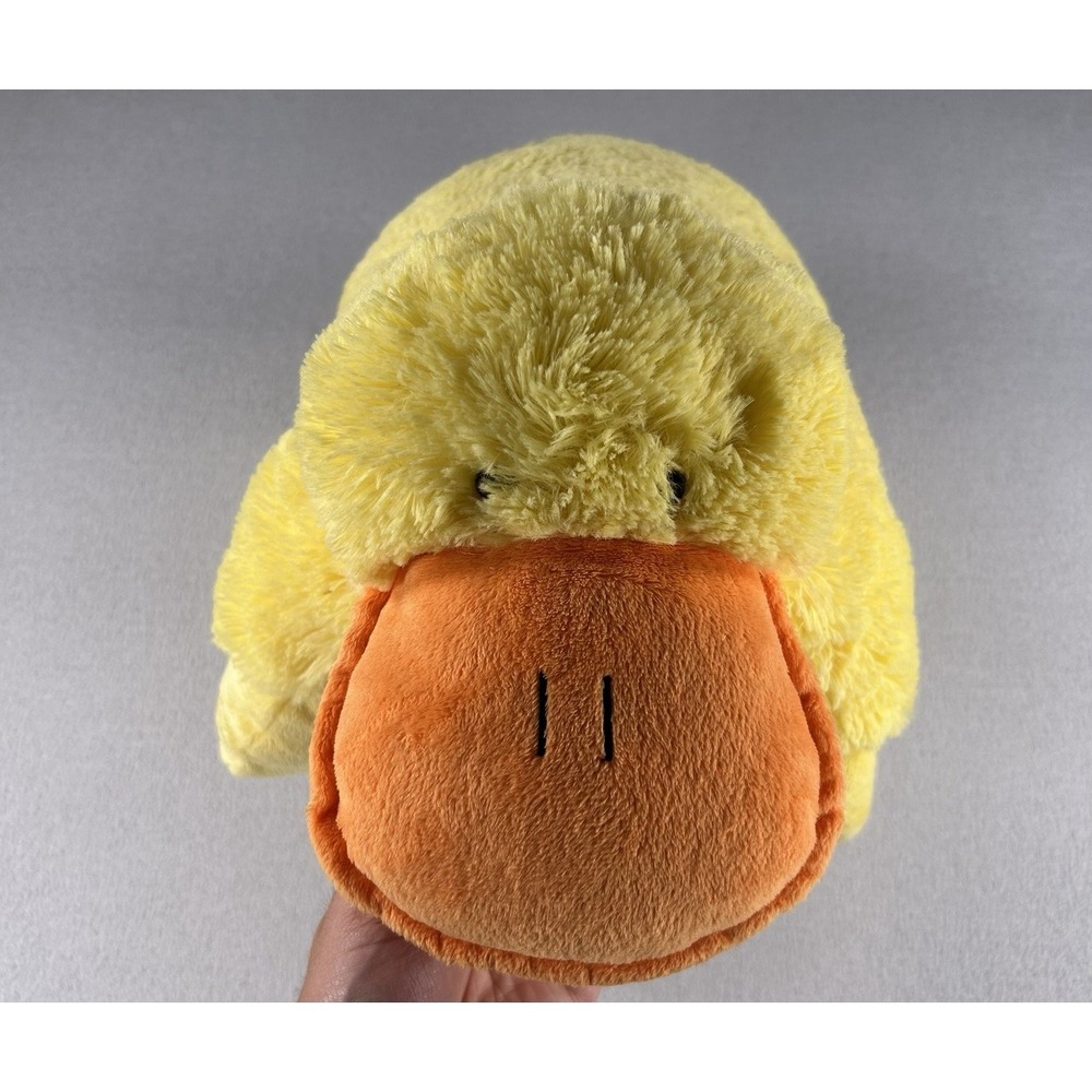 Rare Original 2010 Pillow Pet Duck Yellow Soft Plush Stuffed Animal Y2K NICE! - Picture 2 of 8